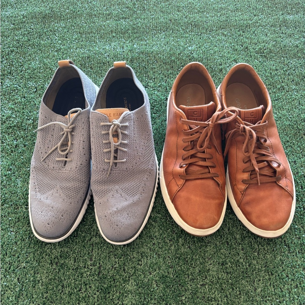 Cole Haan Dress Shoes Men’s Size 11 Gray and Brown